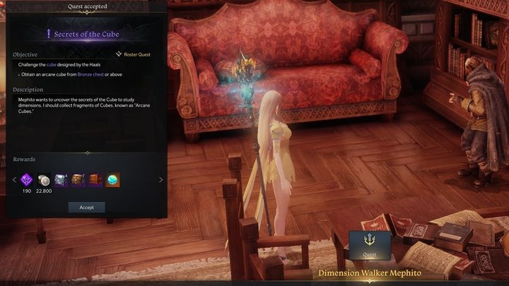 Jest to trzecie zadanie otrzymywane od Dimension Walker Mephito w lokacji Distorted Island - Lost Ark: Secrets of the Cube - jak ukończyć? - Lost Ark - poradnik do gry 
