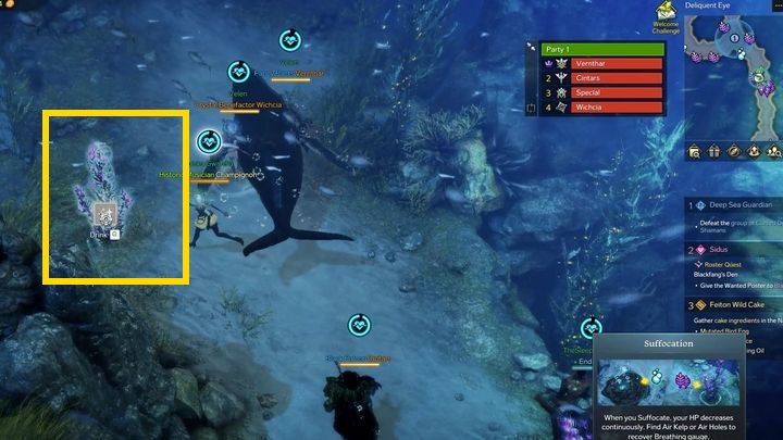 Po pokonaniu pierwszego bossa pojawia się nowy wskaźnik nad głowami graczy, wskazujący tlen - Lost Ark: Sea of Indolence - boss, jak pokonać? - Lost Ark - poradnik do gry 