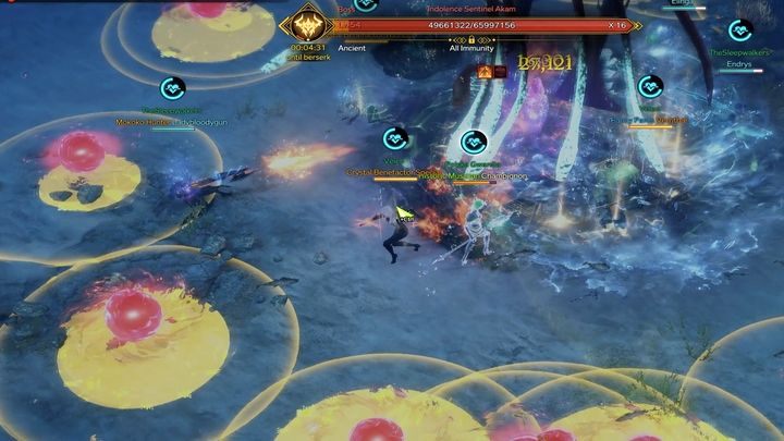 Z drugim bossem - Indolesence Sentinel Akam - walczycie już w Waszej normalnej formie - bez kombinezonów - Lost Ark: Sea of Indolence - boss, jak pokonać? - Lost Ark - poradnik do gry 