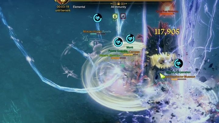 Druga mechanika to przyzwanie potwora - Deep Sea Melanos - który powoli będzie zbliżał się w stronę bossa - Lost Ark: Tranquil Karkosa - boss, jak pokonać? - Lost Ark - poradnik do gry 