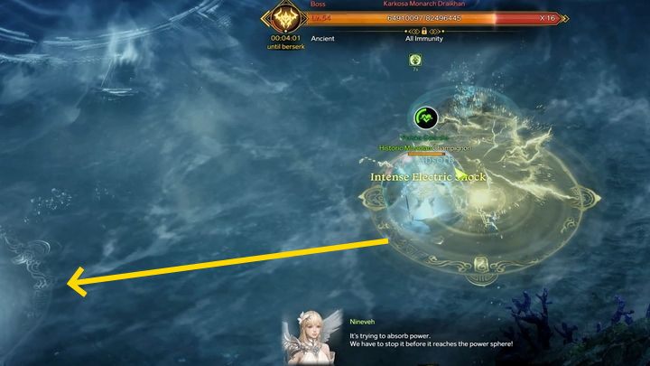 W tej mechanice w wyznaczonych momentach wokół areny pojawi się 8 pól - Lost Ark: Tranquil Karkosa - boss, jak pokonać? - Lost Ark - poradnik do gry 