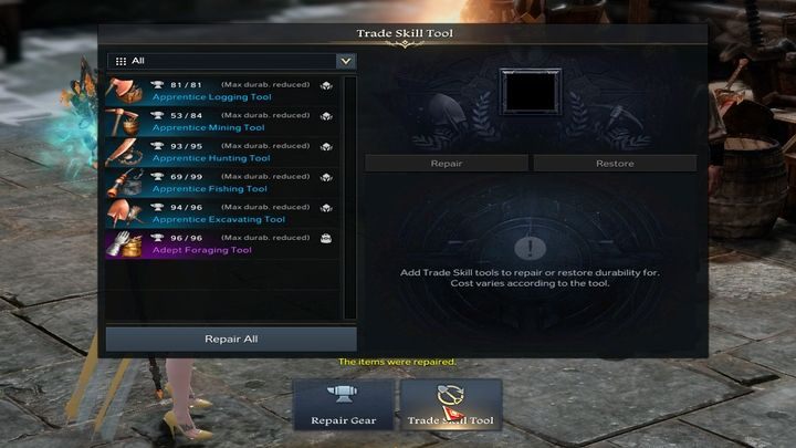 Każda aktywność, z sześciu dostępnych, wymaga innych narzędzi - Lost Ark: Tworzenie narzędzi i różnice między nimi - Lost Ark - poradnik do gry