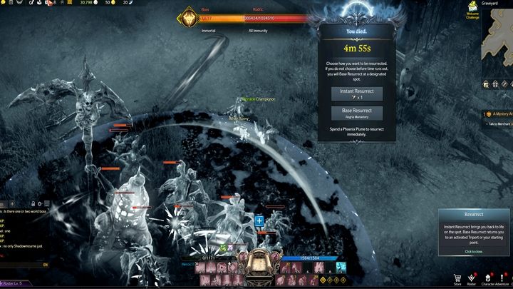 Jeśli to Wy zginiecie, możecie wykorzystać specjalny przedmiot, macie możliwość odrodzenia się za darmo w najbliższym obozie (nie tracicie przy tym niczego cennego, jedynie czas) - Lost Ark: Śmierć i leczenie - Lost Ark - poradnik do gry