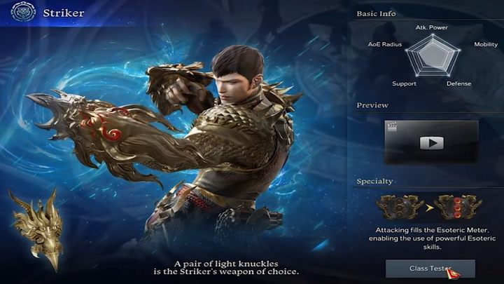 Striker to jeden z bohaterów - specjalistów walki wręcz - Lost Ark: Striker (Martial Artist) - klasa postaci - Lost Ark - poradnik do gry 