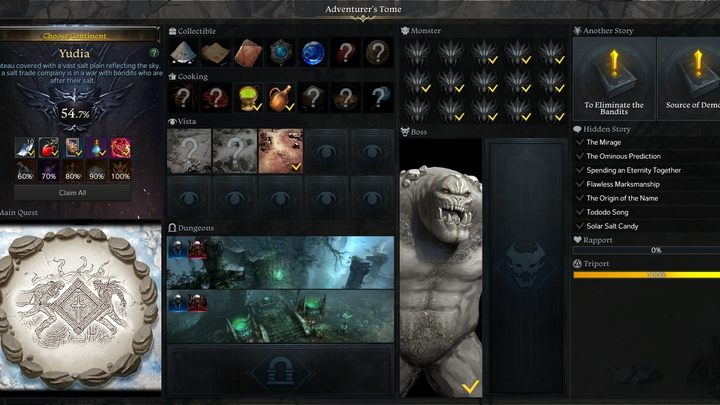 Adventurers Tome to pewnego rodzaju wskaźnik Waszych postępów w grze - otworzycie go przyciskiem N - Lost Ark: Adventurers Tome - czym jest? - Lost Ark - poradnik do gry