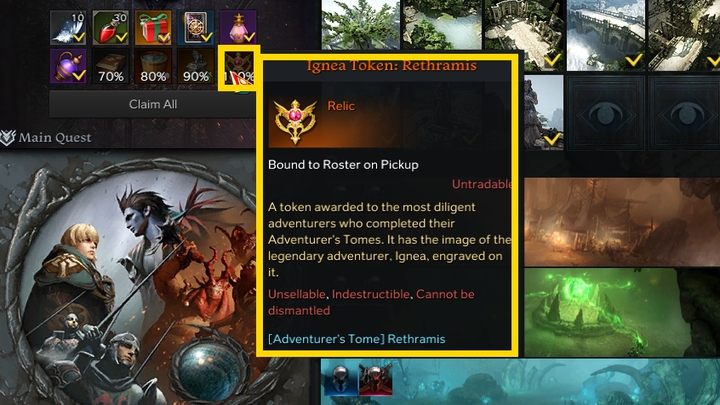 Ukończenie w 100% postępów każdego regionu nagradzane jest przedmiotem: Ignea Token - Lost Ark: Adventurers Tome - czym jest? - Lost Ark - poradnik do gry