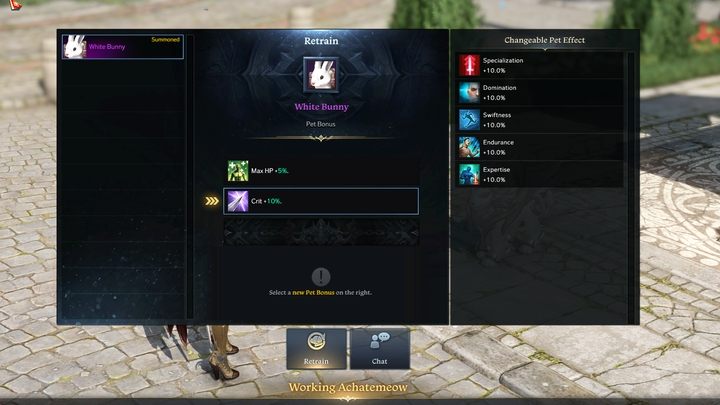 Za odpowiednią opłatą możecie wytrenować swoje zwierzęta, aby przynosiły inny bonus pasywny. - Lost Ark: Pet / Mount - jak zdobyć? - Lost Ark - poradnik do gry 