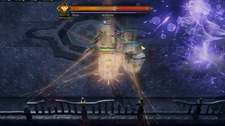 Druga mechanika, która również pojawia się dwa razy, następuje w momencie, gdy boss ma 16 i 8x pasków zdrowia - Lost Ark: Hildebrandt Palace - boss, jak pokonać? - Lost Ark - poradnik do gry