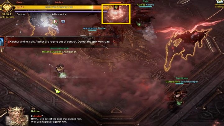 Właściwa mechanika z wipe pojawia się dwukrotnie, przy 16x i 8x paskach zdrowia bossa - Lost Ark: Forge of Fallen Pride - jak ukończyć? - Lost Ark - poradnik do gry 