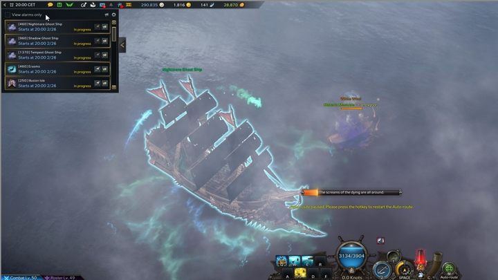 Gdy jesteście w pobliżu statku, jest on dobrze widoczny, szczególnie że podświetla się po wskazaniu kursorem - Lost Ark: Ghost Ship - czym jest? - Lost Ark - poradnik do gry