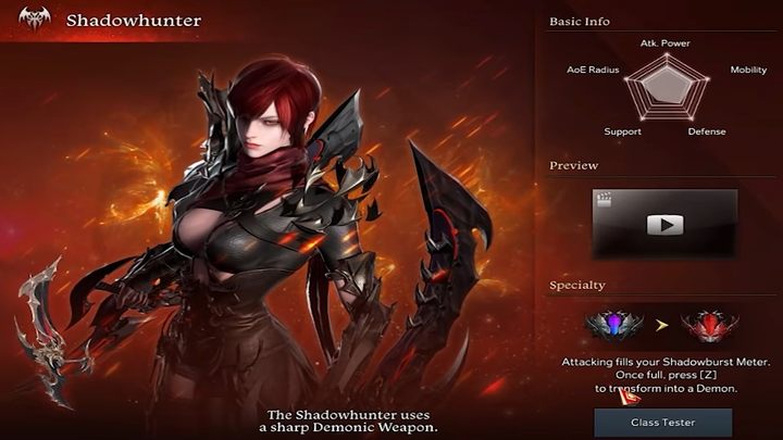 Shadowhunter potrafi zmienić swoją postać w formę demona - co jest jej wysokim atutem - Lost Ark: Shadowhunter (Assassin) - klasa postaci - Lost Ark - poradnik do gry