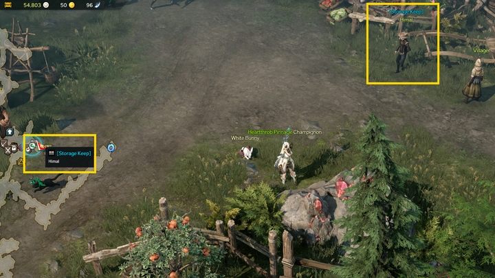 Aby z niej skorzystać musicie odnaleźć osobę opisaną jako Storage Keep - ikona skrzyni na mapie - Lost Ark: Przedmioty: rozbieranie, zarządzanie, naprawa - Lost Ark - poradnik do gry 