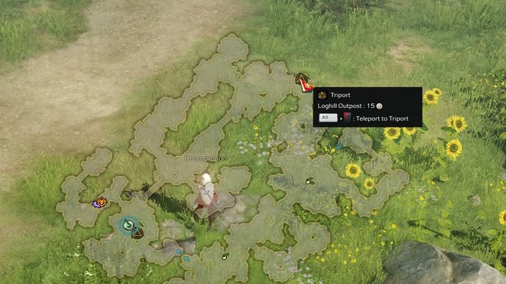 Dodatkowo, korzystając z aktywnej mini-mapy możecie szybko przenieść się do widocznego Triportu przytrzymując Alt i klikając na nim LPM - Lost Ark: Szybka podróż - jak działa? - Lost Ark - poradnik do gry 