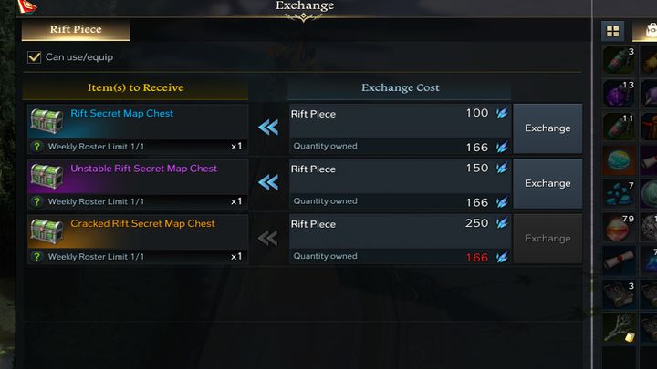 W większości dużych miast znajdziecie handlarzy typu Rift Piece Exchanger - Lost Ark: Secret Dungeons i mapy skarbów - Lost Ark - poradnik do gry