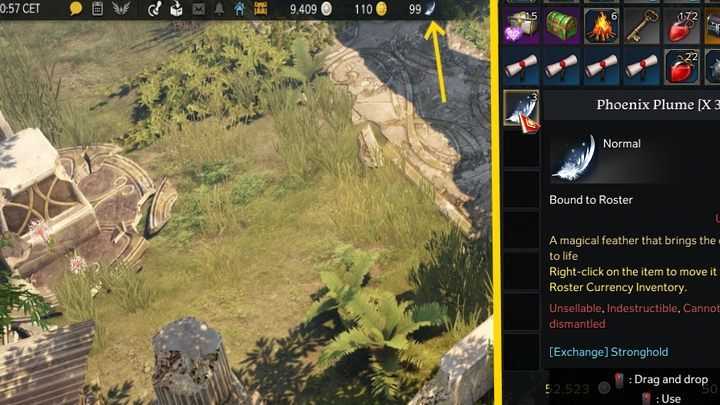 Ważne: Phoenix Plume, które znajdują się w ekwipunku jeszcze nie będą działać - Lost Ark: Phoenix Plume - jak zdobyć? - Lost Ark - poradnik do gry 