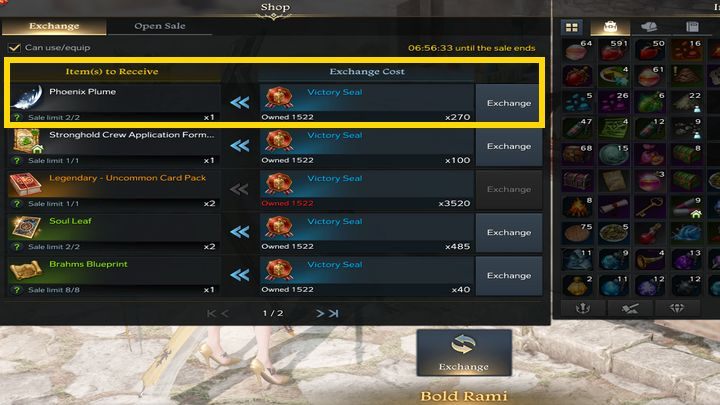 Możecie zakupić Phoenix Plume również za waluty w grze - Lost Ark: Phoenix Plume - jak zdobyć? - Lost Ark - poradnik do gry 