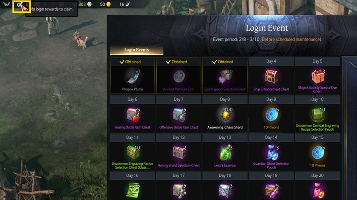 Gra wynagradza graczy za codzienne logowanie się do gry - Lost Ark: Nagrody dnia (Daily rewards) - Lost Ark - poradnik do gry