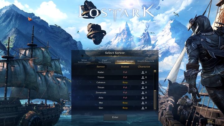 Ekran startowy po uruchomieniu gry - Lost Ark: Gra offline - czy możliwa? - Lost Ark - poradnik do gry