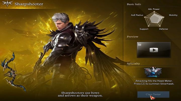 Sharpshooter używa do walki łuku - Lost Ark: Sharpshooter (Gunner) - klasa postaci - Lost Ark - poradnik do gry