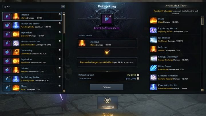 Za każe przemianowanie klejnotu płacicie w srebrze - Lost Ark: Klejnoty (Gems) - czym są, jak pozyskiwać? - Lost Ark - poradnik do gry