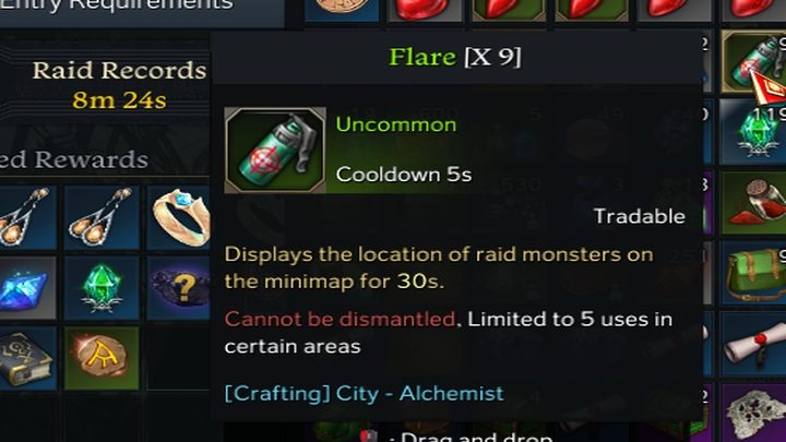 Ponadto, bardzo przydatne będą flary (Flares) - Lost Ark: Guardian Raid - Lost Ark - poradnik do gry 