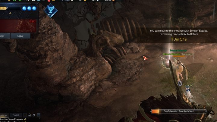 Po walce koniecznie nie zapomnijcie zebrać dusz, które zawierają loot - można bowiem opuścić lokację bez zebrania nagród - Lost Ark: Guardian Raid - Lost Ark - poradnik do gry 