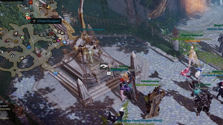 Rozgrywkę rozpoczniecie, odnajdując statuę w jednym z większych miast i wchodząc z nią w interakcję - Lost Ark: Chaos Dungeons - Lost Ark - poradnik do gry 