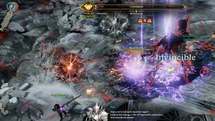 Druga mechanika następuje, gdy boss ma 1 pkt - Lost Ark: Necromancers Origin - boss, jak pokonać? - Lost Ark - poradnik do gry