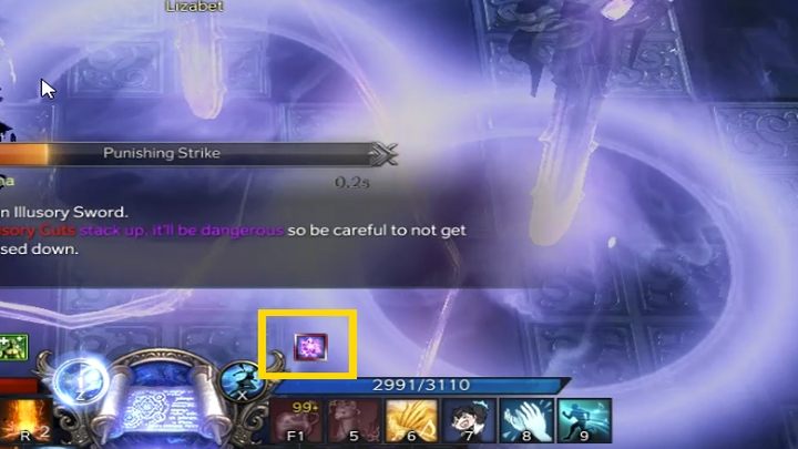 Informacja o tym, czy klątwa jest aktywna, widoczna jest w postaci małej ikony nad paskiem many - Lost Ark: Hall of the Twisted Warlord - boss, jak pokonać? - Lost Ark - poradnik do gry 