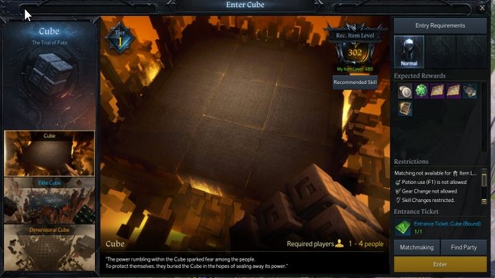 Cube to specjalne wyzwanie dla 1-4 graczy, w którym pokonać musicie kilkanaście poziomów na arenach - Lost Ark: Cube - czym jest? - Lost Ark - poradnik do gry