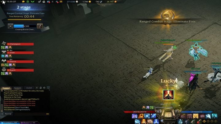 Wewnątrz Cube rozgrywacie wyzwania na losowych arenach i z losowymi buffami - Lost Ark: Cube - czym jest? - Lost Ark - poradnik do gry