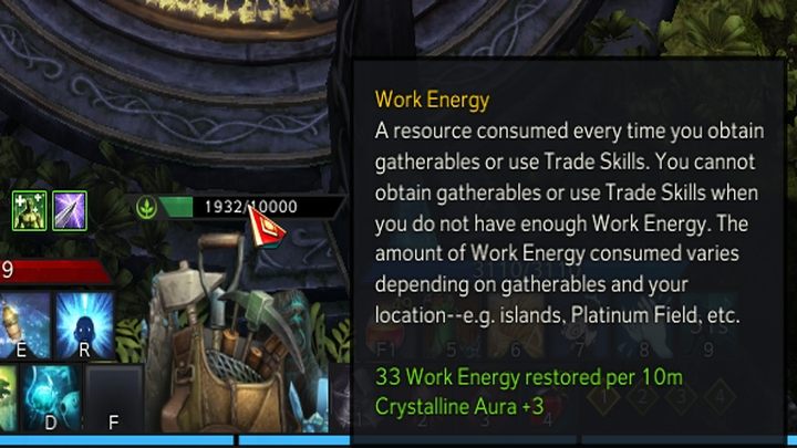 By korzystać z Trade Skills, potrzebujecie Work Energy - Lost Ark: Trade Skills - informacje - Lost Ark - poradnik do gry