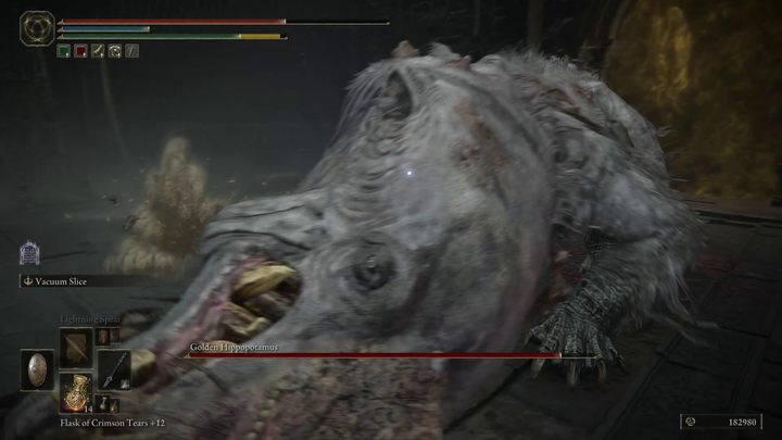Większość ataków hipopotama opiera się na jego głowie - Shadow of the Erdtree: Jak pokonać bossa Złoty hipopotam (Golden Hippopotamus)? - Elden Ring - poradnik do gry