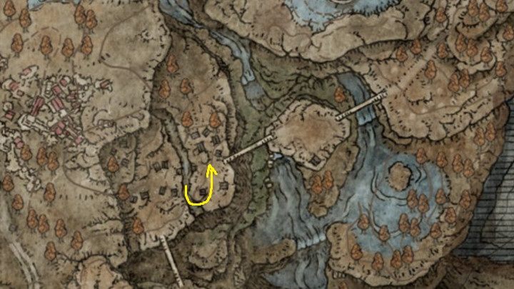 Przekroczcie pęknięcie w ziemi rozdzielające wioskę na pół - Shadow of the Erdtree: Gdzie znaleźć Gest O Matko? - Elden Ring - poradnik do gry
