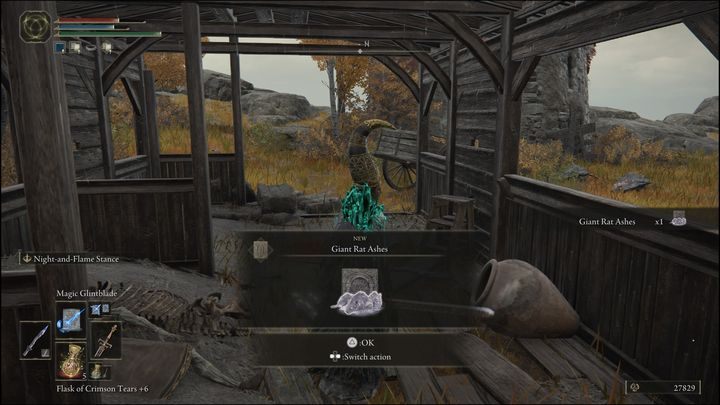 Prochy znajdują się w północnej części Płaskowyżu Altus (Altus Plateau), niedaleko wiatraków - Elden Ring: Popioły i Prochy (Płaskowyż Altus) - lista wszystkich - Elden Ring - poradnik do gry