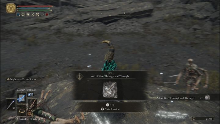 Popiół znajdziecie we wskazanym miejscu na mapie, po zabiciu niewidzialnego skarabeusza - Elden Ring: Popioły i Prochy (Góra Gelmir) - lista wszystkich - Elden Ring - poradnik do gry