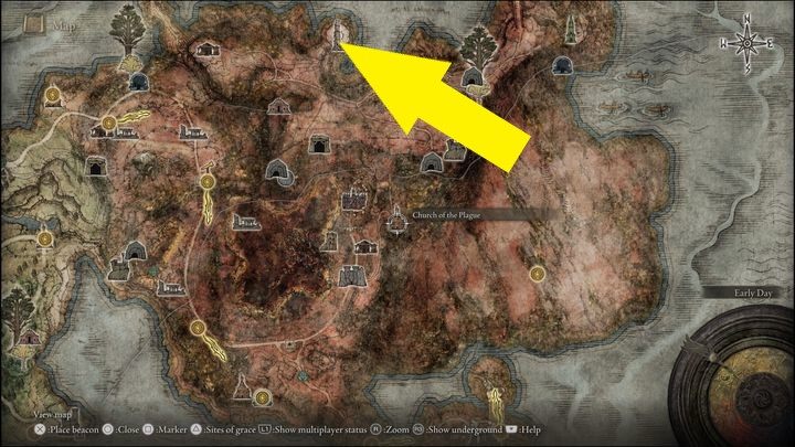 Pierwszy Apostoł boskiej skóry (Godskin Apostle) znajduje się w Boskiej Wieży Caelid (Divine Tower of Caelid) - Elden Ring: Apostoł boskiej skóry (Godskin Apostle) - boss, jak pokonać? - Elden Ring - poradnik do gry