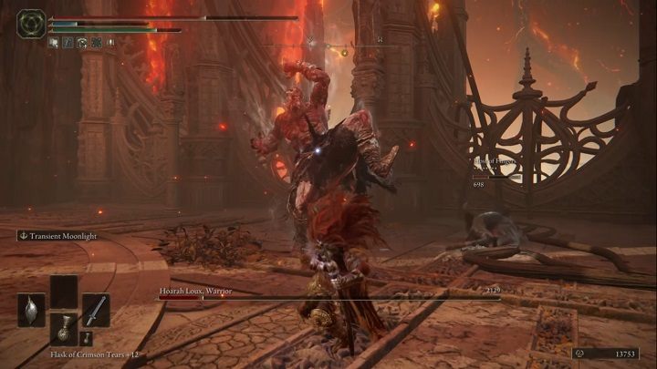 Pod koniec walki przeciwnik stanie się nieco bardziej zawzięty, częściej wywołując fale uderzeniowe - Elden Ring: Hoarah Loux, wojownik (Hoarah Loux, Warrior) - boss, jak pokonać? - Elden Ring - poradnik do gry