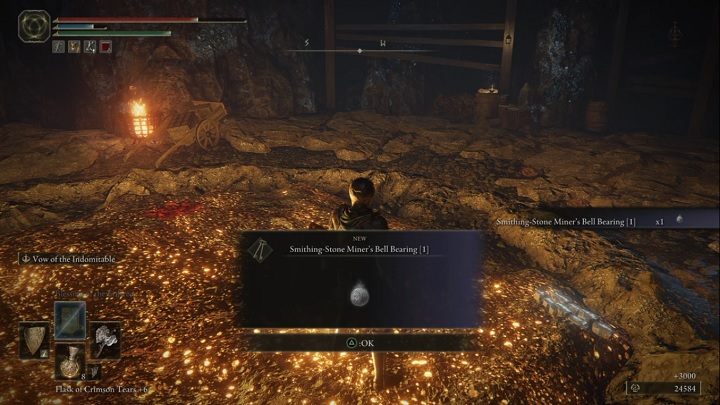 Za pokonanie Krysztalnika w Kryształowym Tunelu Rai Lucarii otrzymacie Runy (3000) oraz Dzwonek kulisty górnika kamienia kowalskiego 1 (Smithing Stone Miners Bell Bearing 1) - Elden Ring: Krysztalnik (Crystalian) - boss, jak pokonać? - Elden Ring - poradnik do gry