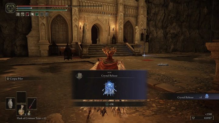 Za pokonanie dwóch Krysztalników (z włócznią i różdżką) w Kryształowej Jaskini Akademii otrzymacie Runy (3300) oraz czar Uwolnienie kryształu (Crytal Release) - Elden Ring: Krysztalnik (Crystalian) - boss, jak pokonać? - Elden Ring - poradnik do gry