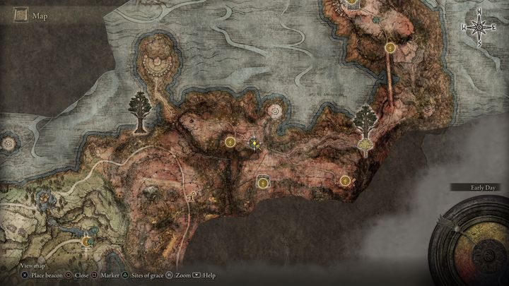 Na nieodkrytej mapie regionu bardzo często możecie zobaczyć pionowy blok, zazwyczaj przy głównej drodze - Elden Ring: Przydatne informacje o mapie - Elden Ring - poradnik do gry