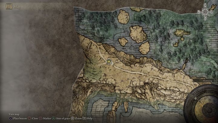 Przykładowo, często na głównych drogach, które są widoczne na mapie, spotkacie niektórych NPC bądź miejsca łaski - Elden Ring: Przydatne informacje o mapie - Elden Ring - poradnik do gry
