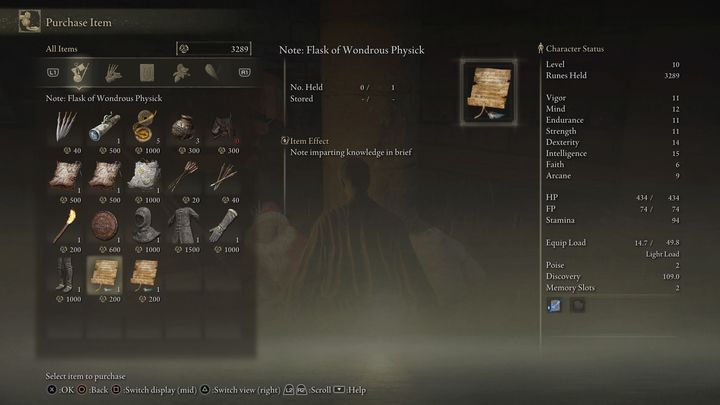 Runy to waluta w grze, za którą możecie ulepszyć konkretne statystki Waszej postaci, ale i również zakupić za nie przedmioty takie jak bronie, tarcze, pancerze, a nawet przedmioty kluczowe czy czary/cuda - Elden Ring: Porady na start - Elden Ring - poradnik do gry