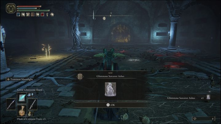 Popiół ten również dostępny jest w Katakumbach u kresu drogi (Roads End Catacombs) - Elden Ring: Popioły i Prochy (Jeziorna Liurnia) - lista wszystkich - Elden Ring - poradnik do gry