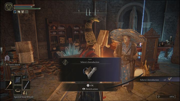 Po zakończeniu questa Ranni, udajcie się do Seluvisa - Elden Ring: Popioły i Prochy (Jeziorna Liurnia) - lista wszystkich - Elden Ring - poradnik do gry