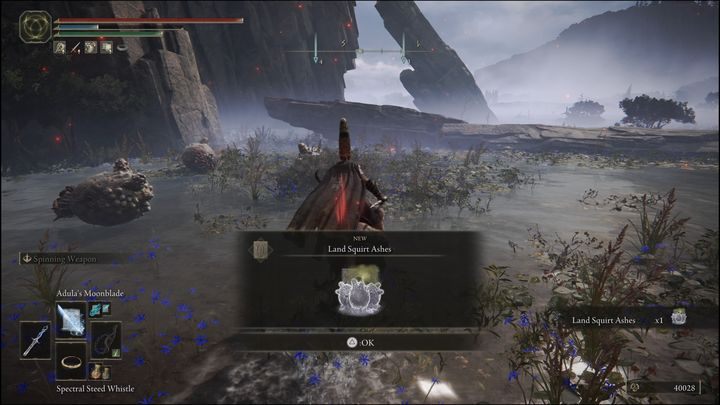 Udajcie się we wskazane miejsce na mapie - Elden Ring: Popioły i Prochy (Jeziorna Liurnia) - lista wszystkich - Elden Ring - poradnik do gry