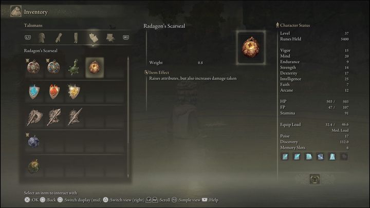 Najlepiej posiadać udźwig poniżej 69 - Elden Ring: Udźwig - Elden Ring - poradnik do gry