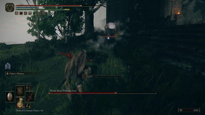 Warto wspomnieć, że podczas tej walki możecie jeździć konno - Shadow of the Erdtree: Jak pokonać bossa Tańczący Lew (Divine Beast Dancing Lion)? - Elden Ring - poradnik do gry