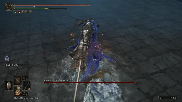 Rellana jest humanoidalnym przeciwnikiem dzierżącym dwa miecze - Shadow of the Erdtree: Jak pokonać bossa Rellana, Rycerz bliźniaczych księżyców (Rellana, Twin Moon Knight)? - Elden Ring - poradnik do gry