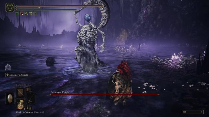 Gnijący rycerz jeździ konno i dzierży ogromny sierp - Shadow of the Erdtree: Jak pokonać bossa Gnijący Rycerz (Putrescent Knight)? - Elden Ring - poradnik do gry